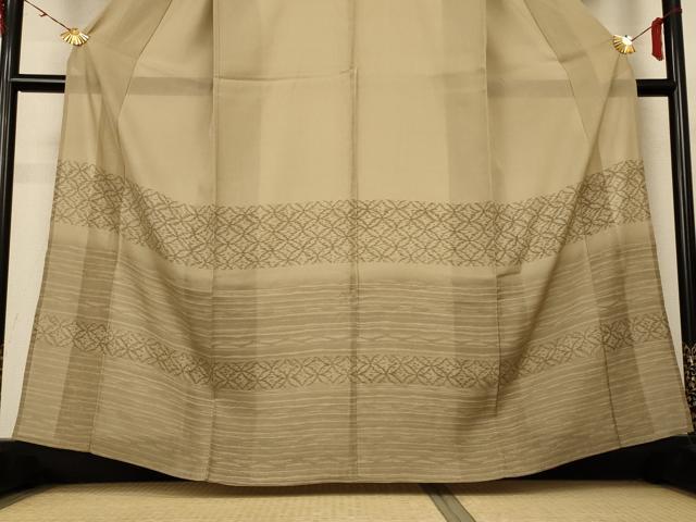 平和屋着物*夏物 訪問着 紗 七宝花文 正絹 逸品 AABH3973jd