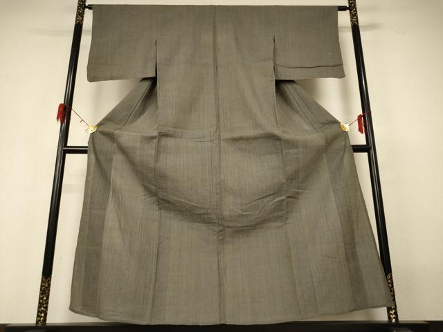 平和屋着物*夏物 小千谷ちぢみ 霞文 麻 逸品 AABH3988jd