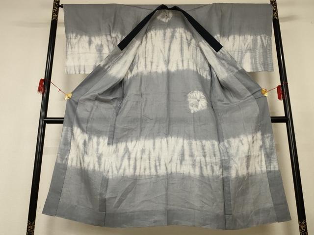 平和屋着物*夏物 男性 長襦袢 絞り 熨斗目文 麻 逸品 AABH3994jd
