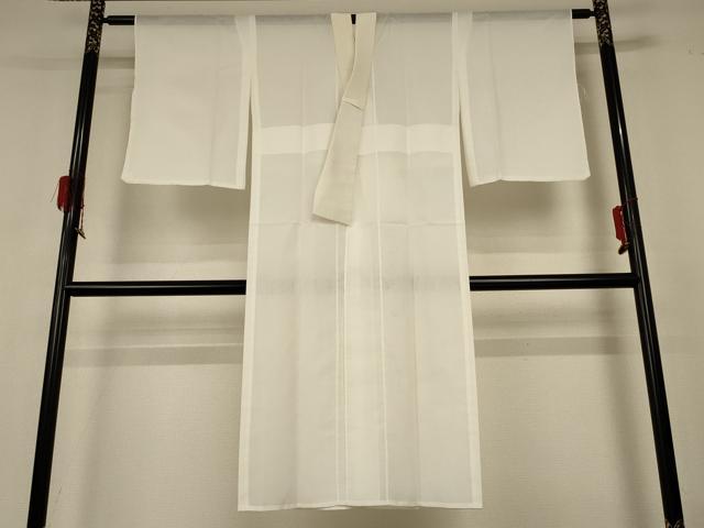平和屋着物*夏物 長襦袢 絽 白色 洗える着物 AABH3996jd