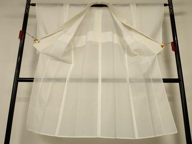 平和屋着物*夏物 長襦袢 絽 白色 洗える着物 AABH3996jd