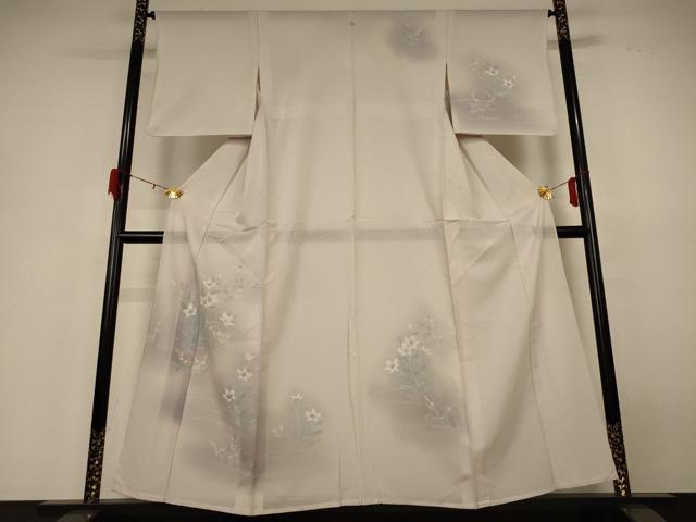 平和屋着物*夏物 訪問着 絽 流水草花文 暈し染め 正絹 逸品 AABH4014jd