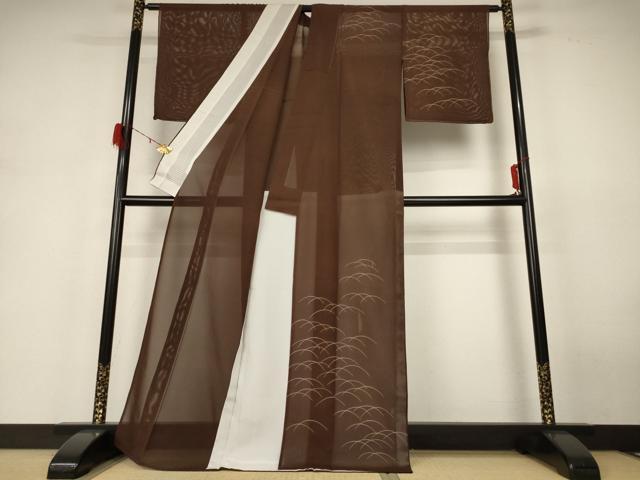 平和屋着物*夏物 訪問着 絽 芝文 正絹 逸品 AABH4017jd
