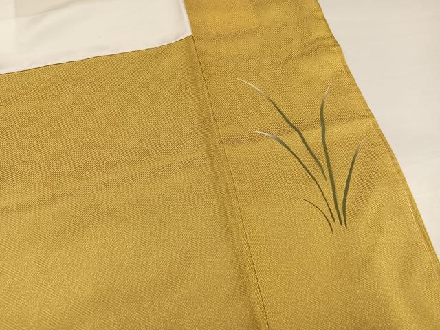 平和屋着物●訪問着 草花文 金彩 正絹 逸品 未使用 AABH4125ph