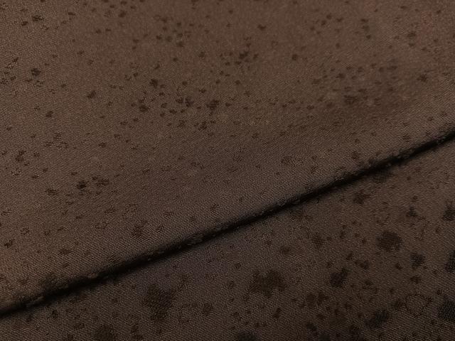 平和屋着物●無地絵羽訪問着 作家物 茂野大生 霞文 色無地 煤竹色 正絹 逸品 AABH4126ph