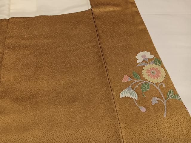 平和屋着物●訪問着 鳳凰花唐草文 暈し染め 金彩 正絹 逸品 AABH4165ph