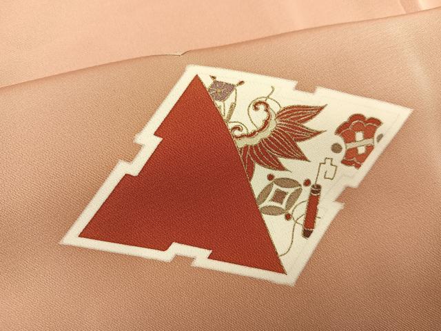 平和屋着物●訪問着 友禅 刺繍 松竹梅宝尽くし 金彩 正絹 逸品 AABH4168ph