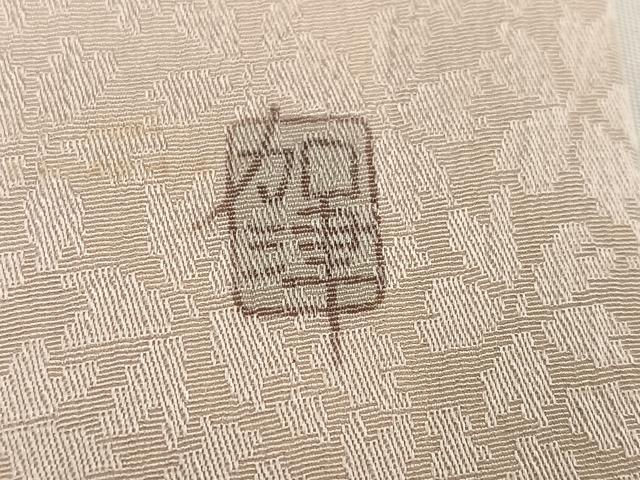 平和屋着物●本加賀友禅作家 奥田勝将 長襦袢 袷 草花文 正絹 逸品 AABH4170ph