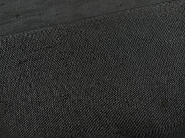 平和屋着物●男性 紬 アンサンブル 色無地 百入茶色 正絹 逸品 AABH4172ph