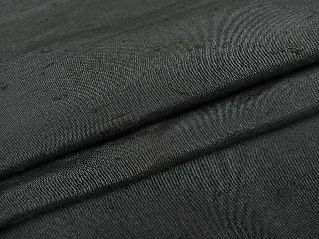 平和屋着物●男性 紬 アンサンブル 色無地 百入茶色 正絹 逸品 AABH4172ph