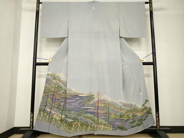 平和屋着物●豪華色留袖 作家物 水戸階楽園 正絹 逸品 AABH4203ck
