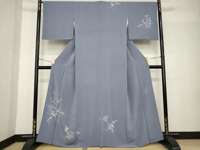 平和屋着物●二代栄一 訪問着 松竹梅 正絹 逸品 AABH4267ck