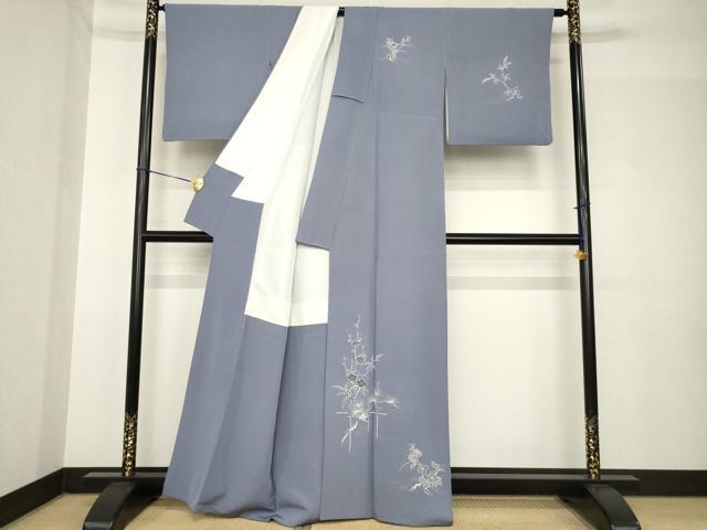 平和屋着物●二代栄一 訪問着 松竹梅 正絹 逸品 AABH4267ck
