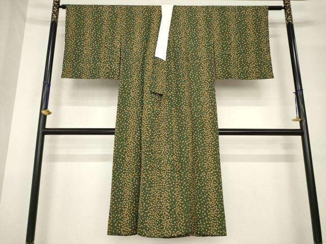 平和屋着物●長襦袢 無双仕立て 小花文 正絹 逸品 AABH4276ck