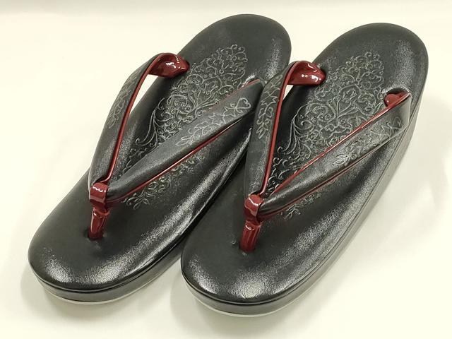 平和屋着物●和装小物 和装草履 花唐草文 いとう商店 逸品 AABH4282ay