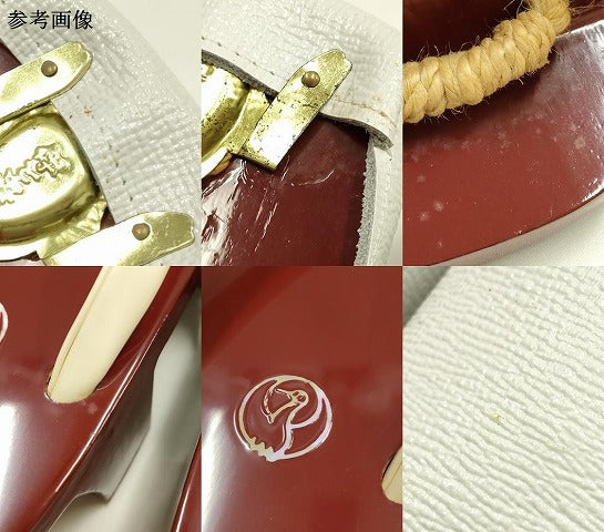 平和屋着物●和装小物 下駄 伊と忠 雨カバー付き 防寒 逸品 AABH4290ay