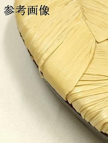 平和屋着物●男性 和装小物 雪駄 畳表 牛革底 逸品 未使用 AABH4295ay