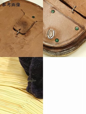 平和屋着物●男性 和装小物 雪駄 畳表 牛革底 逸品 AABH4299ay