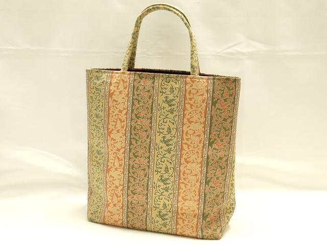 平和屋着物▼和装小物 和装バッグ ハンドバッグ 鳳凰蔦草間道 逸品 AABH4351ay