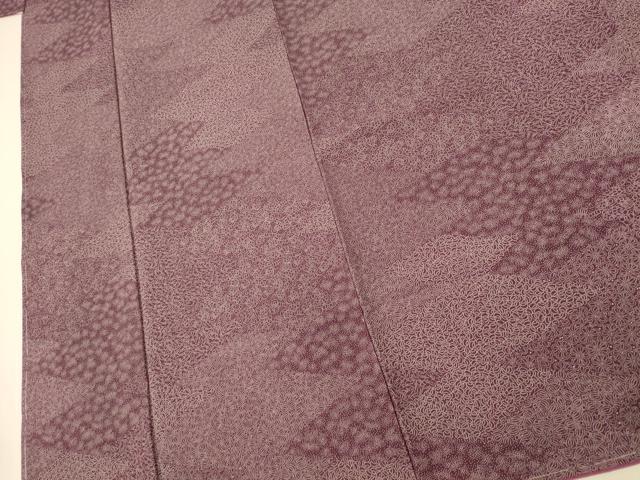 平和屋着物■江戸小紋 草花菱文 正絹 逸品 未使用 AABH4448fw