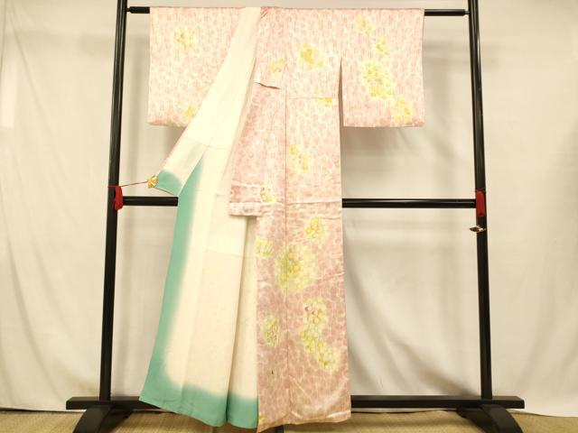 平和屋着物■訪問着 立涌大小霰文 正絹 逸品 AABH4456fw