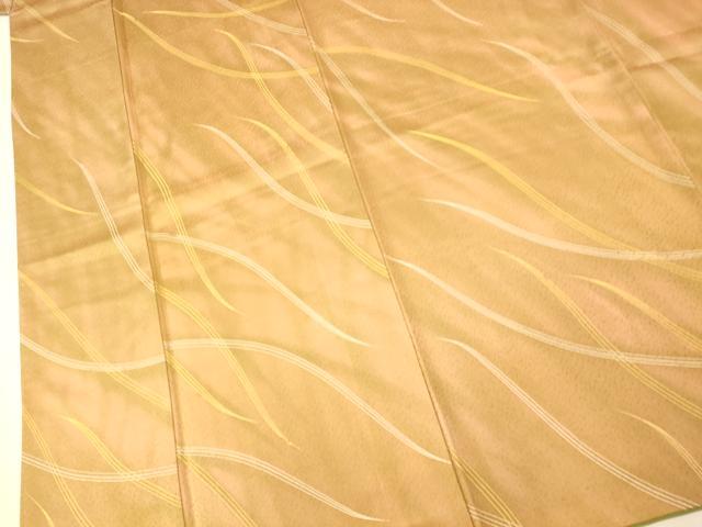 平和屋着物■上質な小紋 流水文 暈し染め 正絹 逸品 AABH4476fw