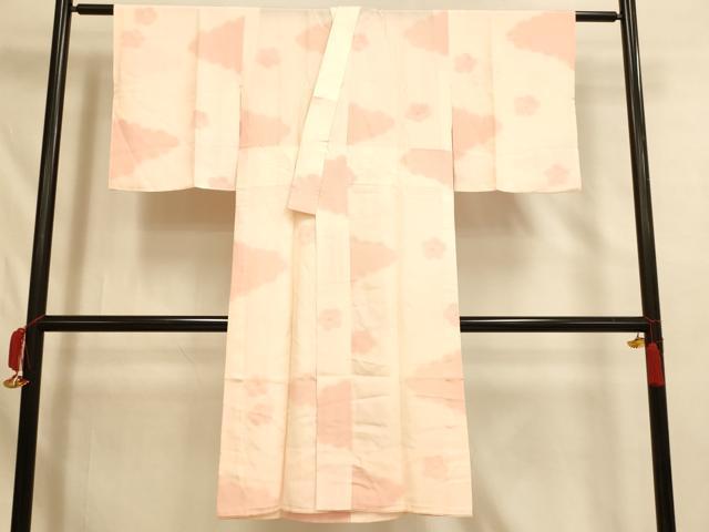 平和屋着物■長襦袢 無双仕立て 雲取り舞花文 正絹 逸品 AABH4489fw