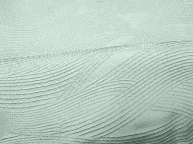 平和屋着物■上質な色無地 流水地紋 空色 正絹 逸品 AABH4528fw