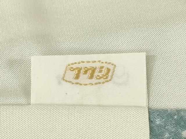 平和屋着物●訪問着 流水花文 金彩 正絹 逸品 AABH4579ck