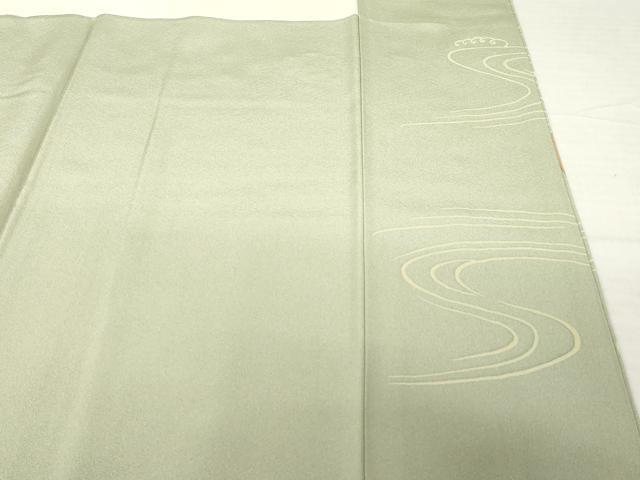 平和屋着物●豪華色留袖 友禅 冊子花文 正絹 逸品 AABH4580ck