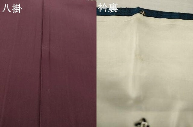 平和屋着物●浦野理一 経節紬 格子 胴抜き仕立て 正絹 逸品 AABH4609ck