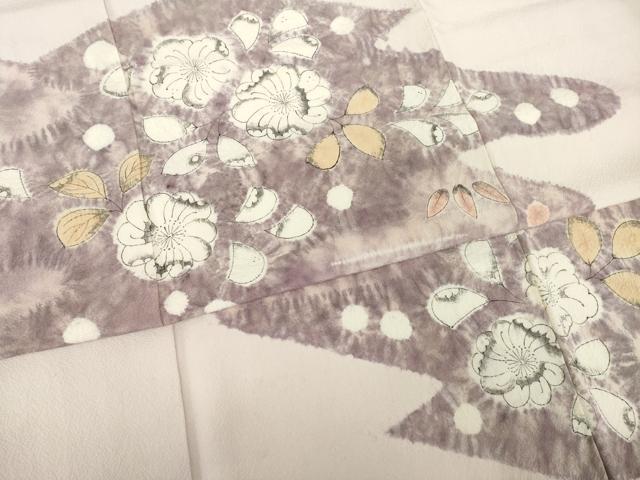 平和屋着物●訪問着 辻が花 流水花文 正絹 逸品 AABH4620ck