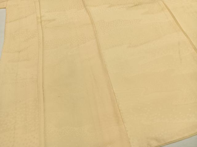 平和屋着物●上質な色無地 流水花地紋 砥粉色 正絹 逸品 AABH4685fy