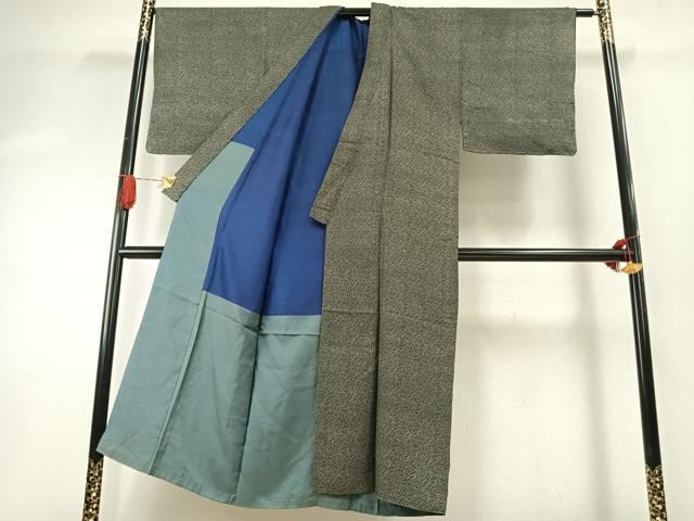 平和屋着物●男性 江戸小紋 鳥 正絹 逸品 AABH4699fy