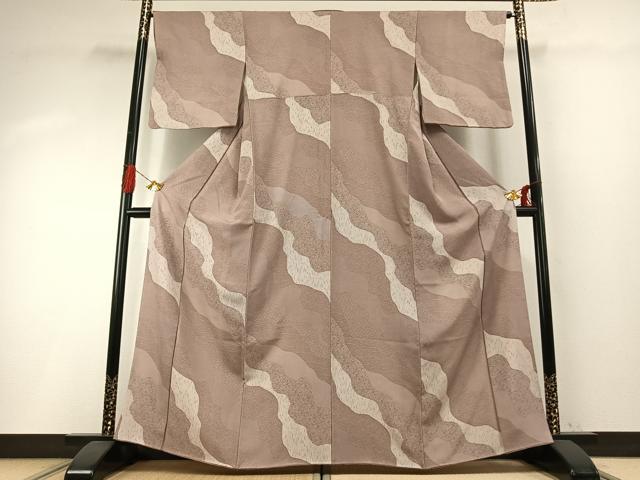 平和屋着物●江戸小紋 道長文 正絹 逸品 AABH4759fy