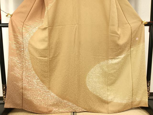 平和屋着物●訪問着 作家物 霞文 暈し染め 正絹 逸品 AABH4853fy