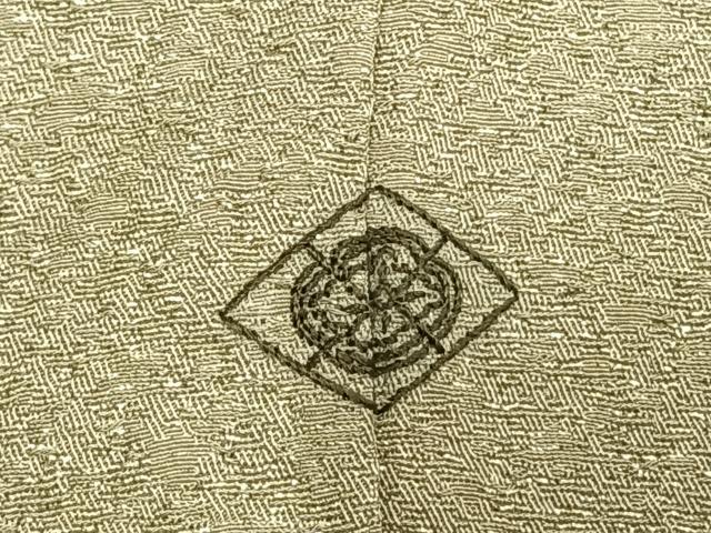 平和屋着物●樋熊哲也 訪問着 辻が花 絞り 手描き 暈し染め 金通し地 正絹 逸品 AABH4924fy