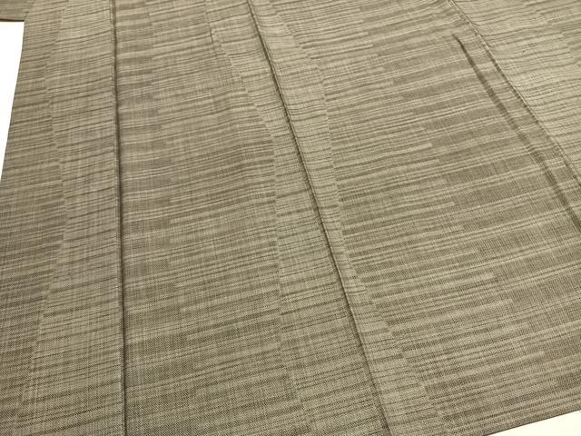 平和屋着物●本場大島紬 カタス9マルキ 縞 正絹 逸品 AABH4937fy