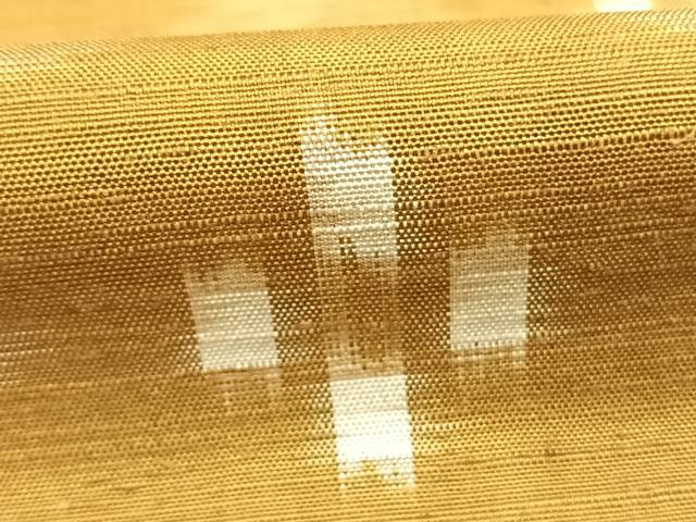 平和屋着物●上質な紬 琉球絣 正絹 逸品 AABH4944fy