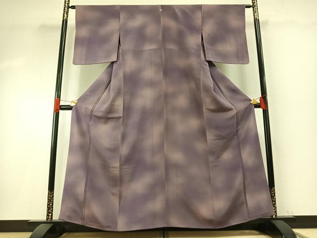 平和屋着物▼上質な小紋 霞文 正絹 逸品 AABH4953fy