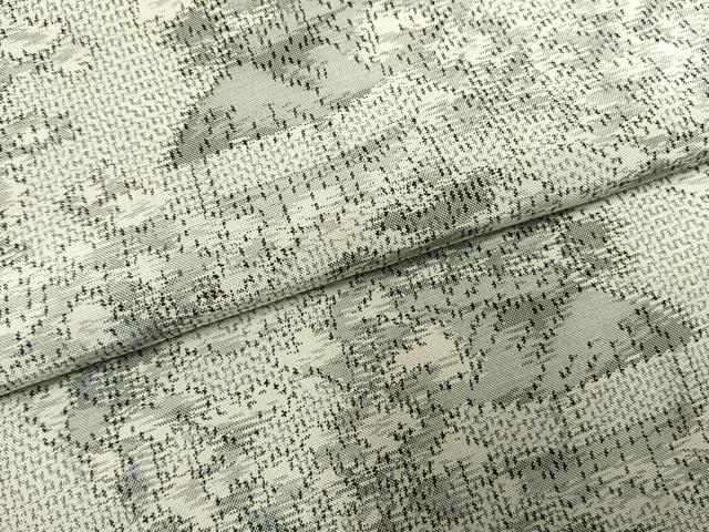 平和屋着物●上質な紬 風景文 正絹 逸品 AABH4960fy