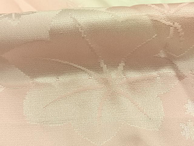 平和屋着物●長襦袢 無双仕立て 風景舞葉地紋 暈し染め 半衿刺繍 正絹 逸品 AABH4999fy