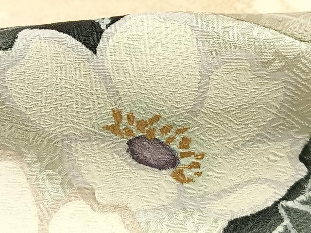 平和屋着物●訪問着 草花文 暈し染め 金彩 正絹 逸品 AABH5001fy