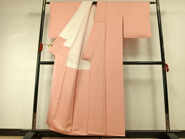 平和屋着物●本草木染作家 瑞寶 色無地 一斤染色 正絹 逸品 AABH5039fy