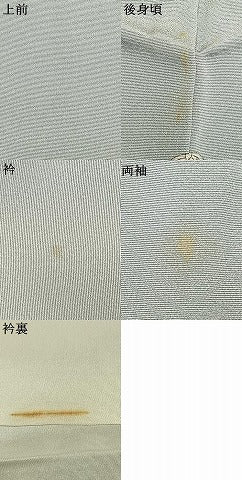 平和屋着物●上質な色無地 淡藤色 丹後ちりめん 反端付き 正絹 逸品 AABH5096fy
