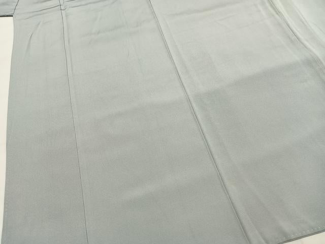 平和屋着物●上質な色無地 淡藤色 丹後ちりめん 反端付き 正絹 逸品 AABH5096fy