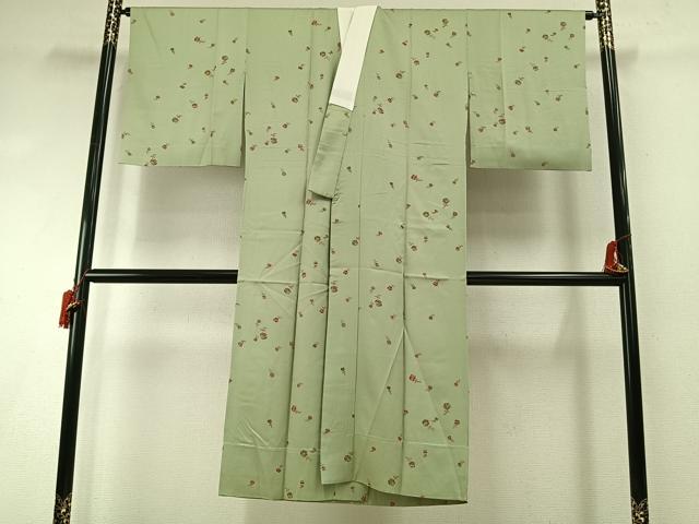 平和屋着物●長襦袢 無双仕立て 鈴 正絹 逸品 AABH5104fy