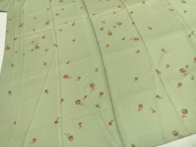 平和屋着物●長襦袢 無双仕立て 鈴 正絹 逸品 AABH5104fy