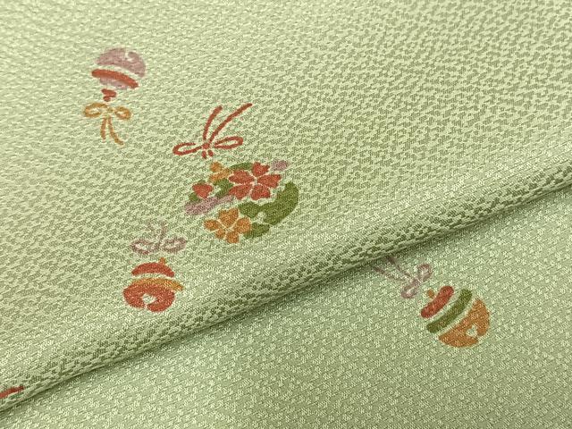 平和屋着物●長襦袢 無双仕立て 鈴 正絹 逸品 AABH5104fy