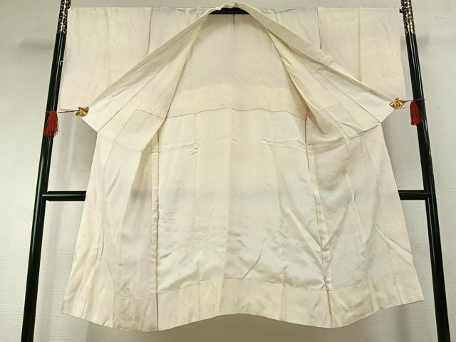 平和屋着物●長襦袢 無双仕立て 雲取り文 正絹 逸品 AABH5115fy